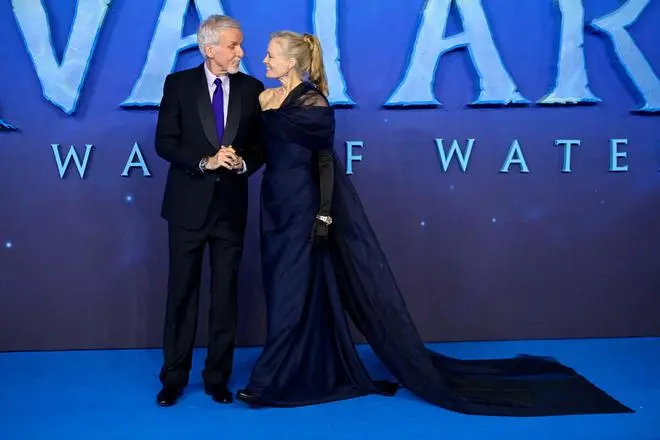 Director James Cameron and his wife Suzy Amis Cameron arrive at the world premiere of ‘Avatar: The Way of Water‘ in London, Britain, December 6, 2022. REUTERS Director James Cameron and his wife Suzy Amis Cameron arrive at the world premiere of ‘Avatar: The Way of Water‘ in London, Britain, December 6, 2022. REUTERS