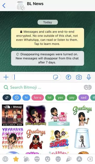 Bejaarden Magistraat bod How to use Bitmoji on WhatsApp for iPhone - The Hindu BusinessLine