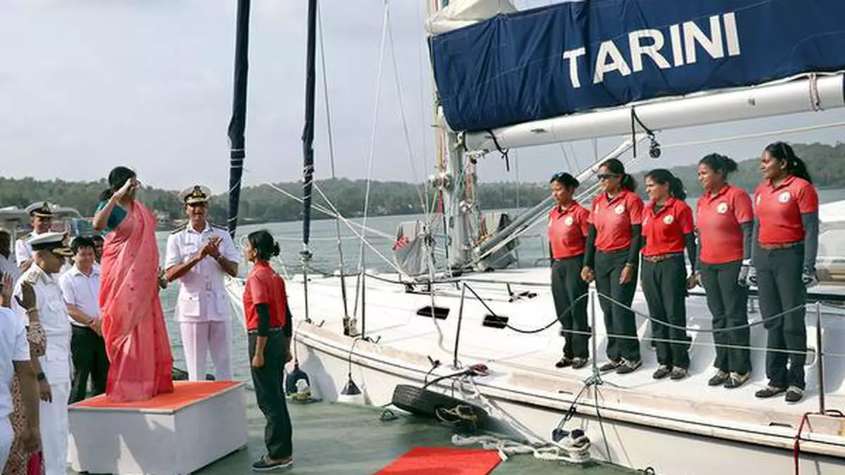 Navy’s All-woman Crew Back After Circling The Globe - The Hindu ...