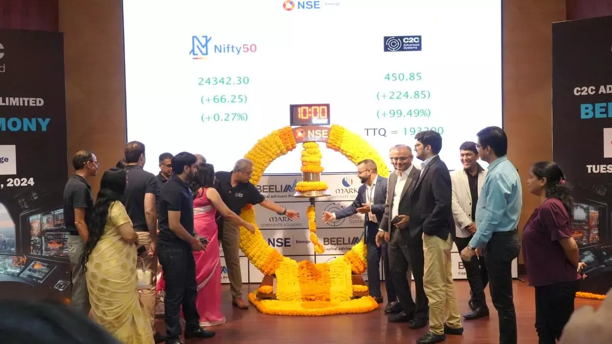 C2C Advanced Systems doubles in NSE-Emerge debut