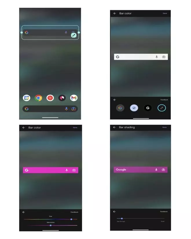Google: ahora personaliza el widget de búsqueda en Android