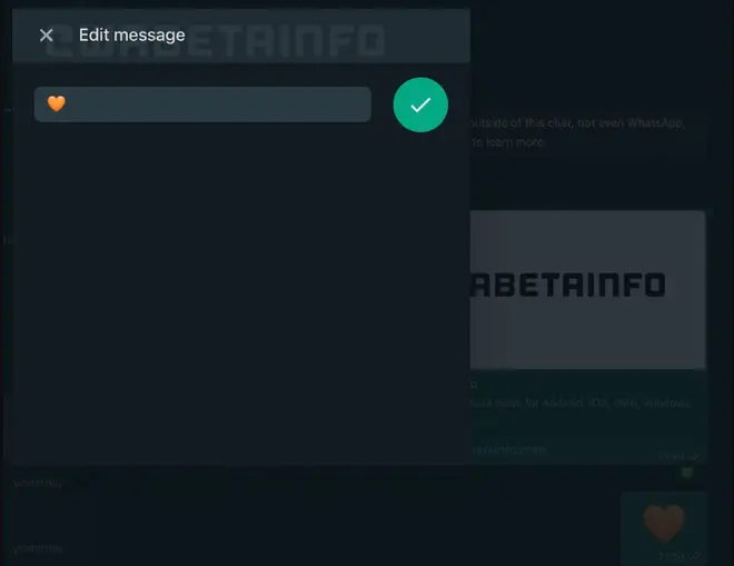 Edit Message feature for WhatsApp desktop app Edit Message feature for WhatsApp desktop app