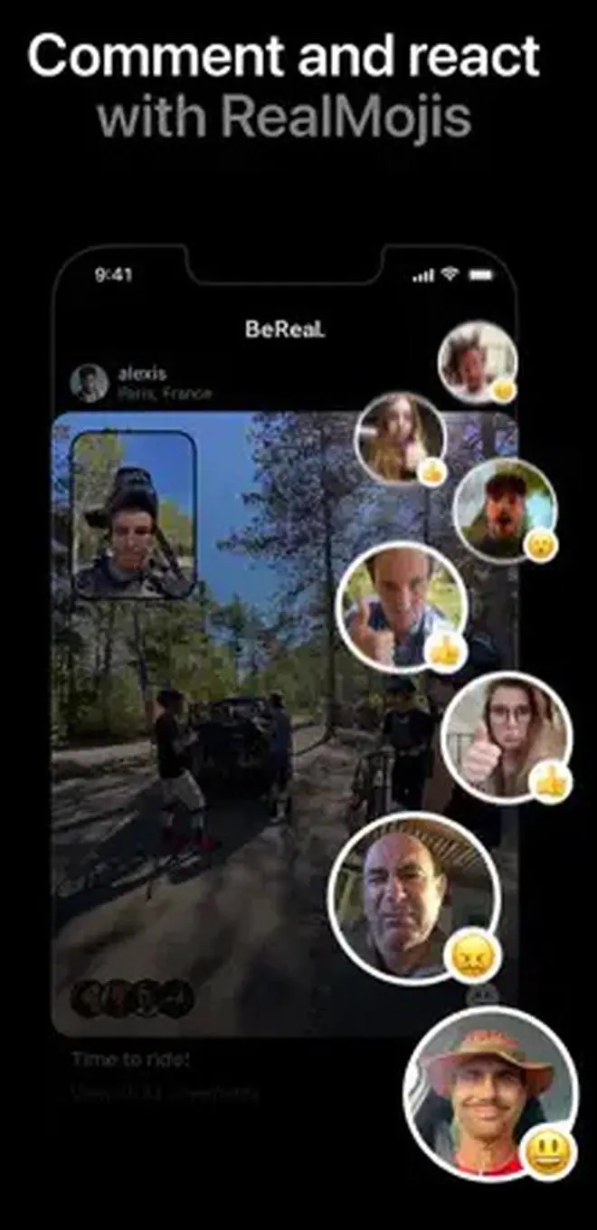 Realmojis on BeReal app Realmojis on BeReal app