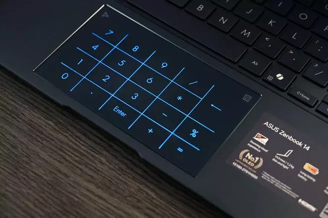 The special ‘virtual’  NumberPad  2.0 comes with adjustable brightness settings and supports smart gestures