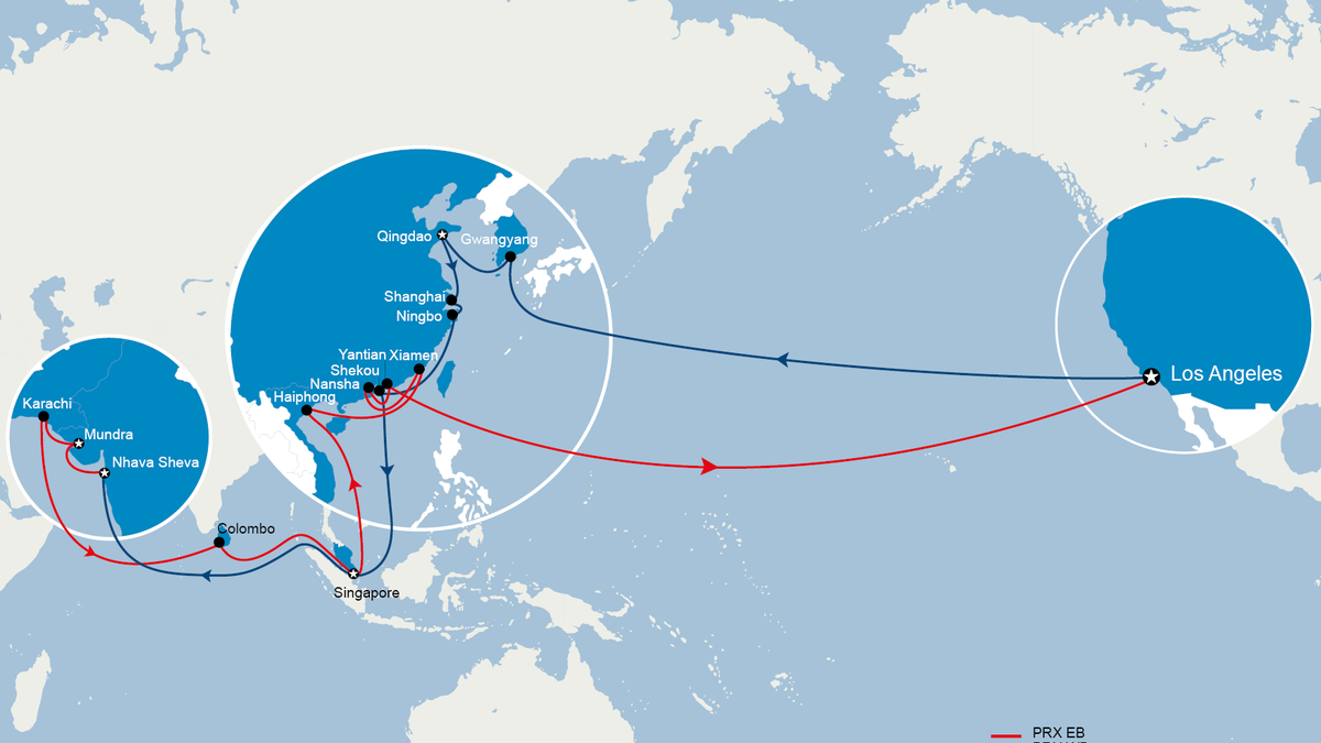 CMA CGM’s PEARL service to offer direct India–US West Coast link via China; cuts transshipment costs