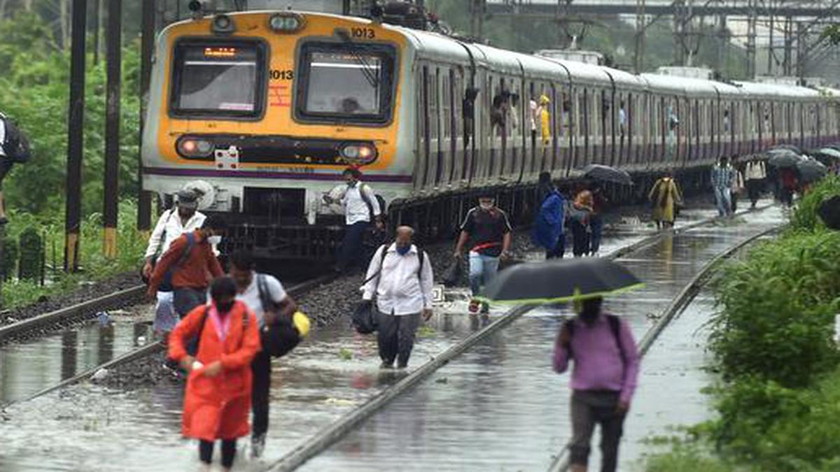 Heavy Rains In Parts Of Mumbai; Local Train Services Hit Due To Water ...