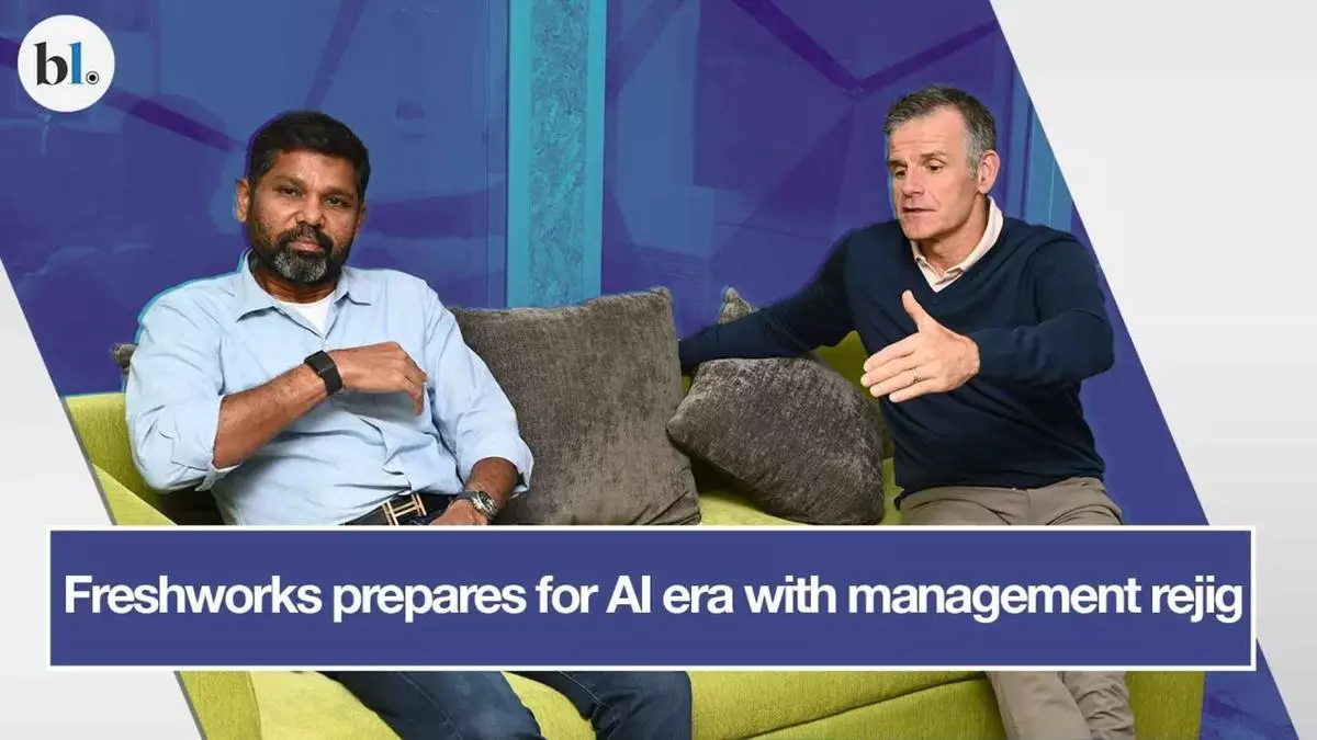 Watch | Freshworks founder Girish Mathrubootham and new CEO Dennis Woodside on the recent management