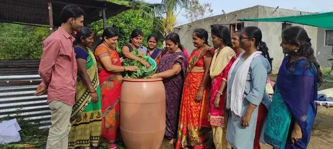 Female farmers from Marathwada region Female farmers from Marathwada region