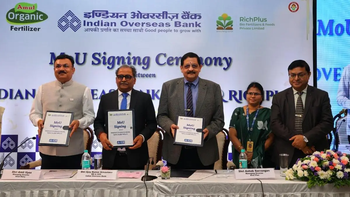 IOB, Amul, and Richplus join hands to support organic farmers