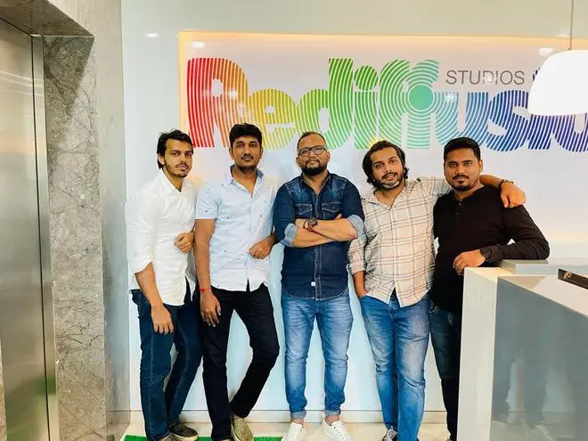 From left: Arif Khan, Ajit Rakhade, Virender Tivrekar, Rohan Parab and Akash Sharma of Rediffusion Studios; The team that developed Bharat Font From left: Arif Khan, Ajit Rakhade, Virender Tivrekar, Rohan Parab and Akash Sharma of Rediffusion Studios; The team that developed Bharat Font