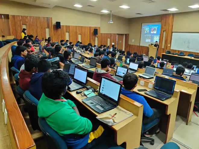 Students at a Technical Board Workshop at IIT-G Students at a Technical Board Workshop at IIT-G