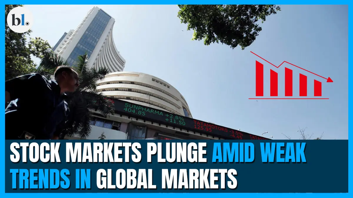 Sensex, Nifty Drop Amid Global Market Weakness