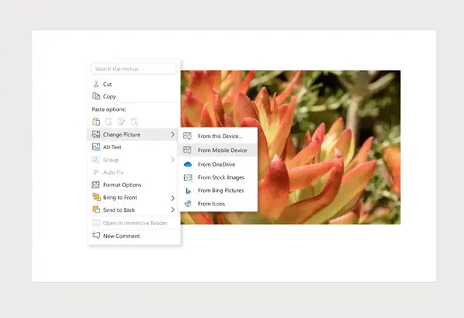 Add photos from Android device to PowerPoint or Word Add photos from Android device to PowerPoint or Word