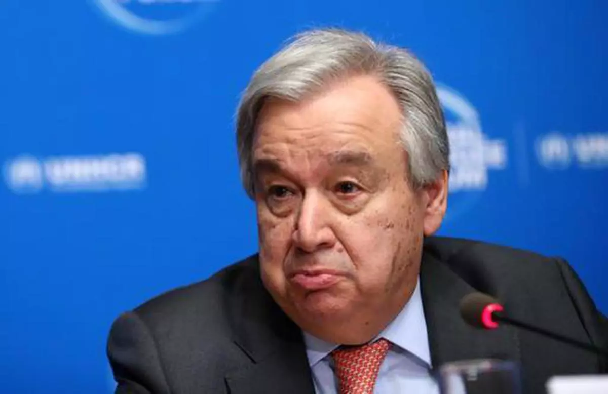 António Guterres, UN Secretary General. 
