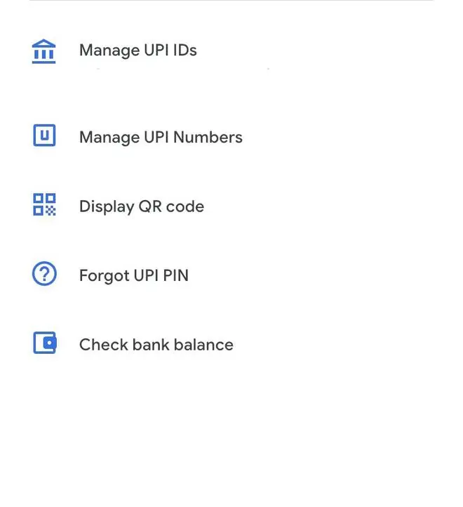 Payment Method Details page on GPay. Payment Method Details page on GPay.