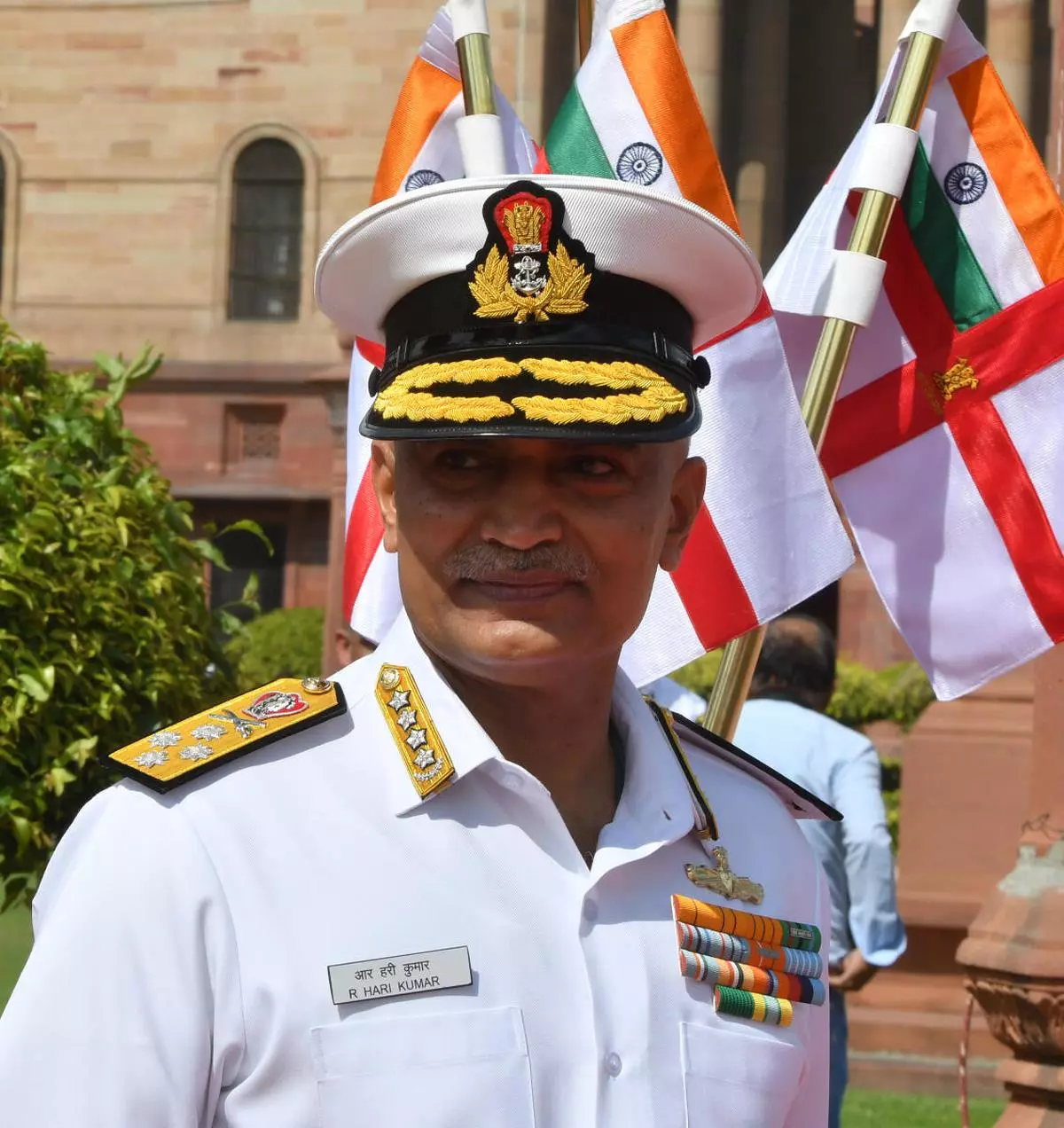 Navy Chief R Hari Kumar (Sushil Kumar Verma/The Hindu)