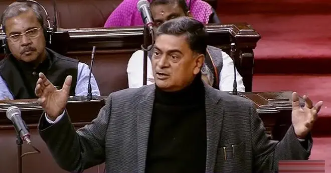 Union Minister of Power and New & Renewable Energy RK Singh speaks in the Rajya Sabha during the Winter Session of Parliament, in New Delhi, Monday, December 12, 2022. (PTI Photo) Union Minister of Power and New & Renewable Energy RK Singh speaks in the Rajya Sabha during the Winter Session of Parliament, in New Delhi, Monday, December 12, 2022. (PTI Photo)