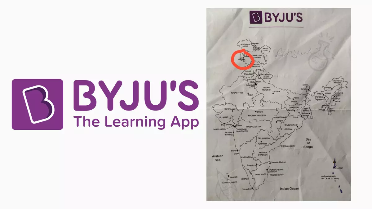 A Byju’s spokesperson said the image in circulation is fake and not from its material