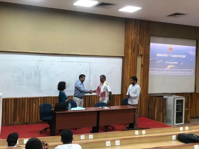 IIT-G students at an event organised by their Centre for Career Development IIT-G students at an event organised by their Centre for Career Development