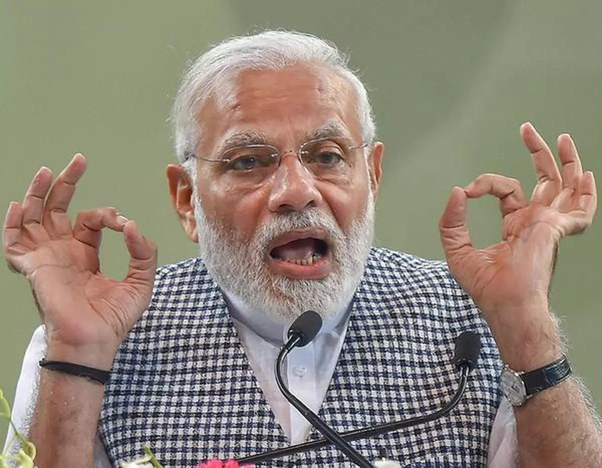 Blitzkrieg begins: Prime Minister Narendra Modi