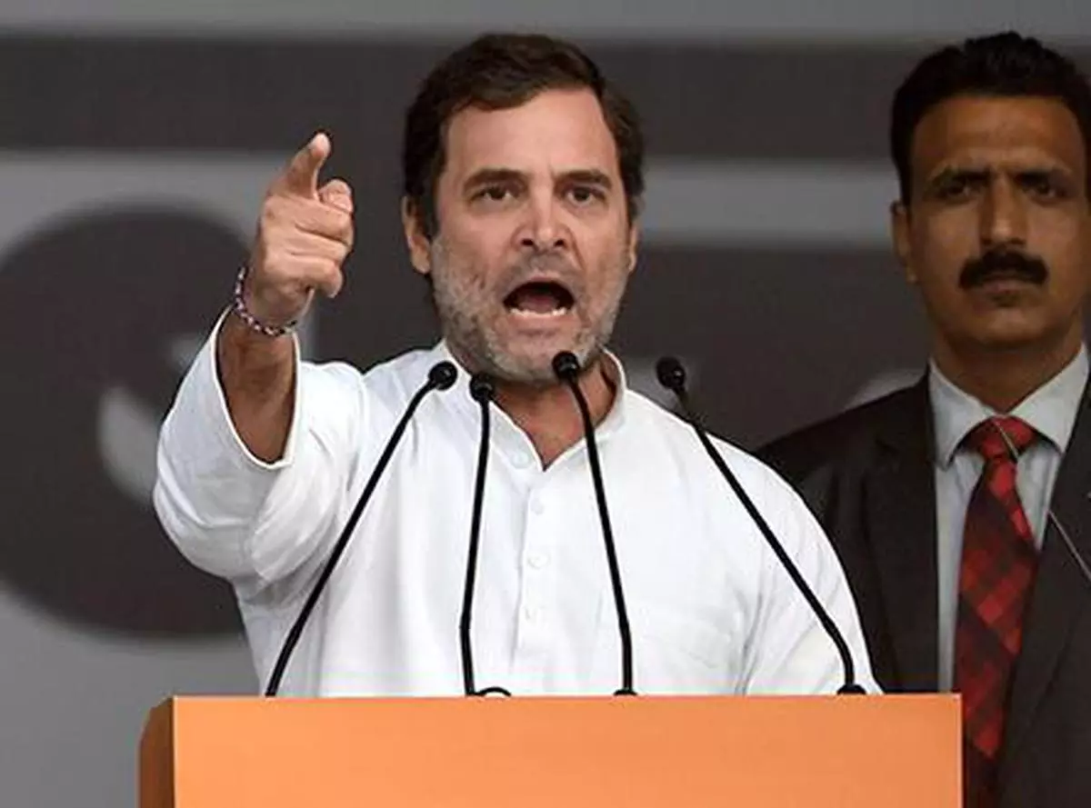 Rahul Gandhi said the informal sector, which comprises the poor, farmers and small traders, has a lot of money which the government cannot touch. “They want to break this sector and extort this money from them,” he charged
