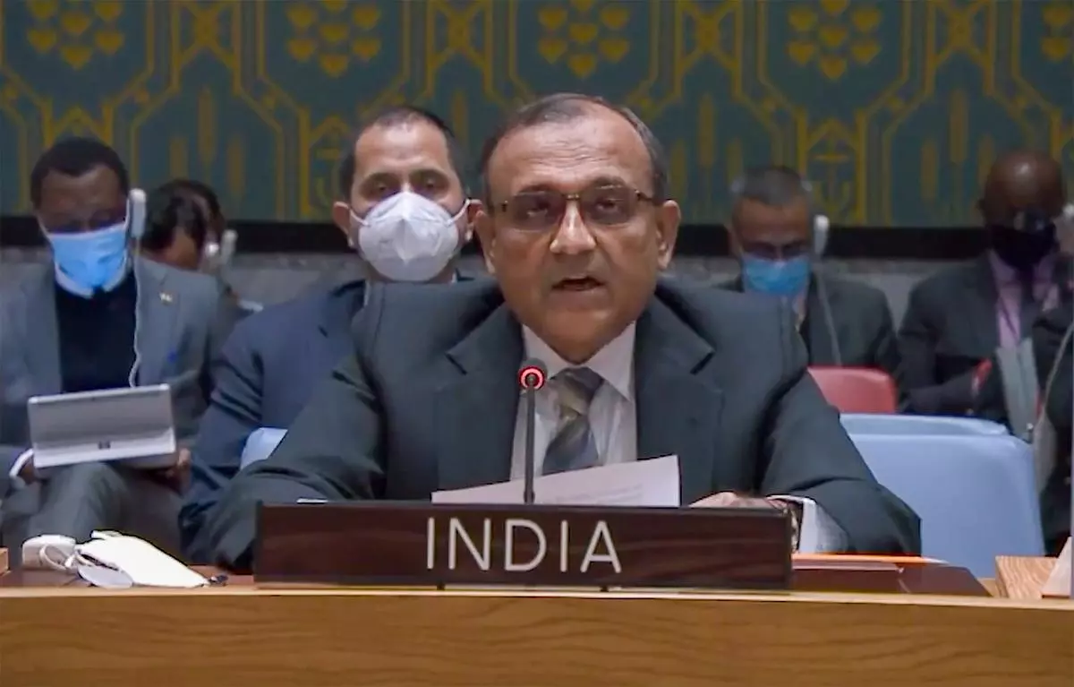 India’s Permanent Representative to the UN Ambassador TS Tirumurti