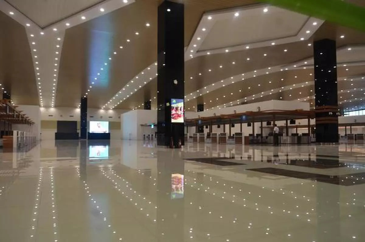 
Inside view of international terminal at CIAL 