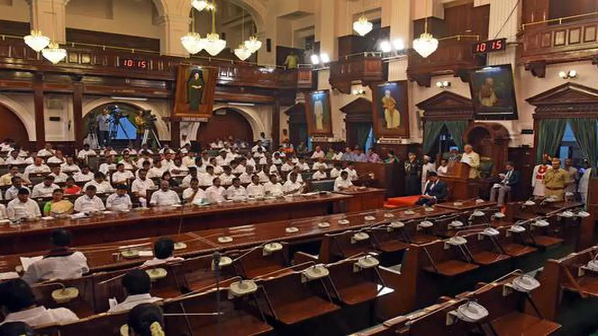 Tamil Nadu Assembly to meet on June 28 The Hindu BusinessLine