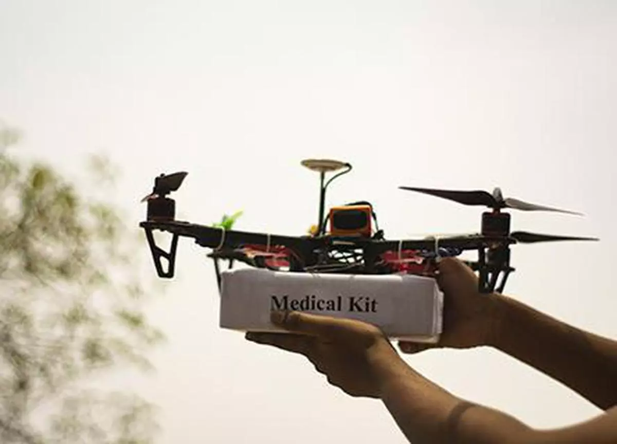 acción negro Posada All set for drone trials for vaccine, medicine delivery - The Hindu  BusinessLine
