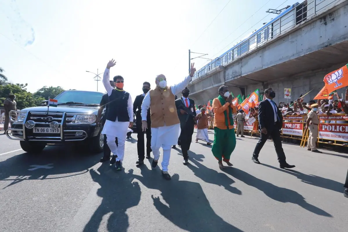 Amit Shah in Chennai