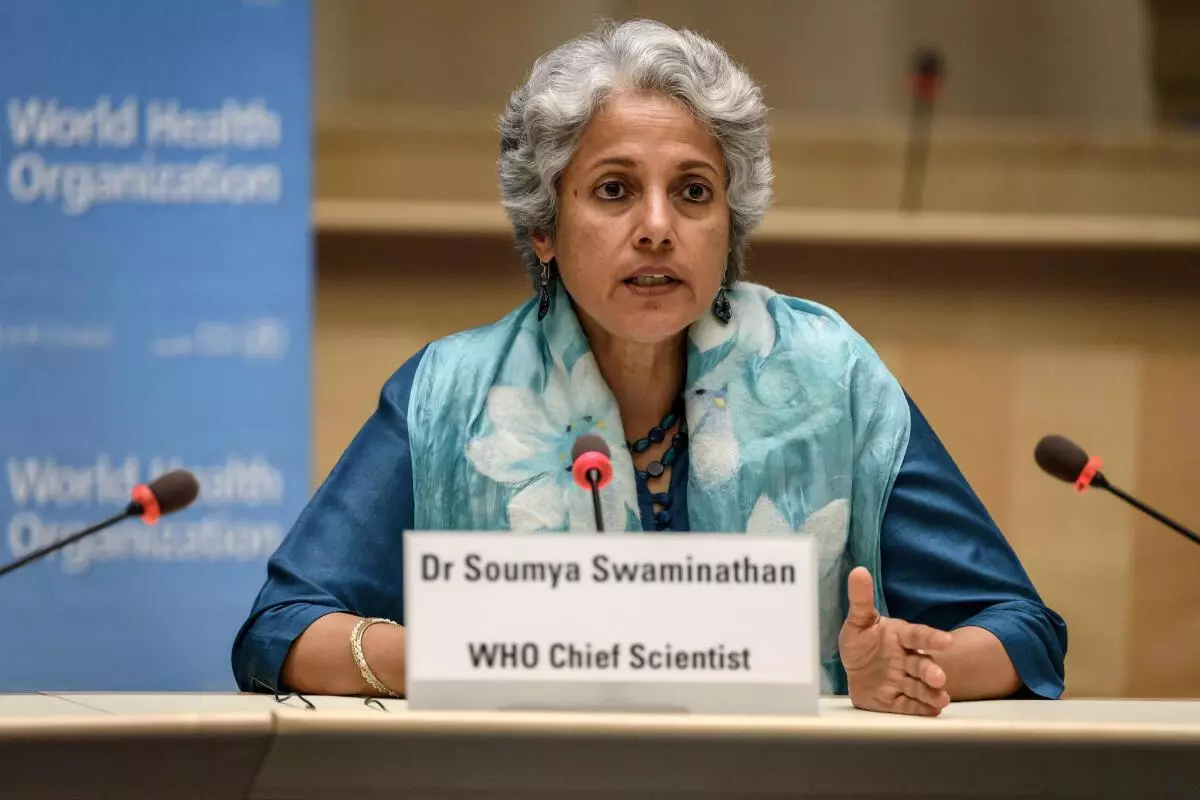World Health Organization’s Chief Scientist Soumya Swaminathan. REUTERS/File Photo
