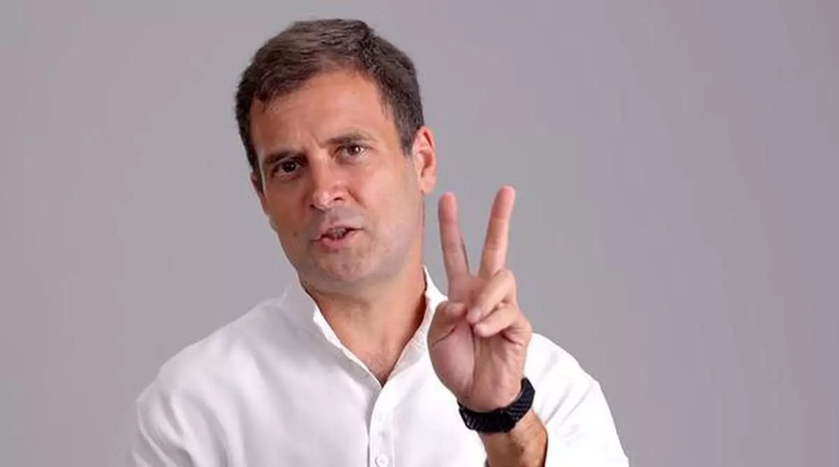 Congress leader Rahul Gandhi speaks on demonetis ation during the second episode of his video series  , in New Delhi