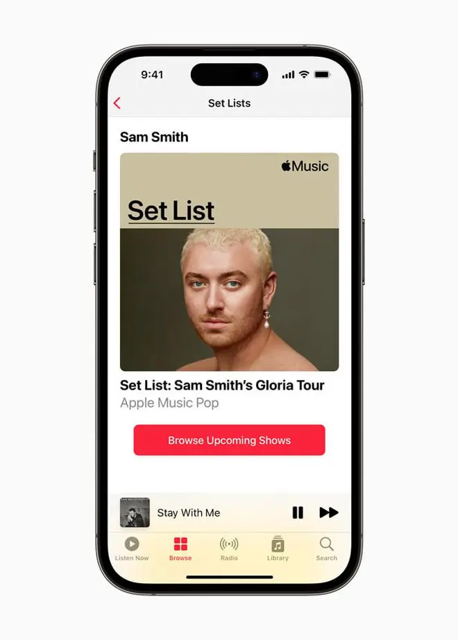 Apple Music Set Lists. Picture credit: Apple newsroom Apple Music Set Lists. Picture credit: Apple newsroom