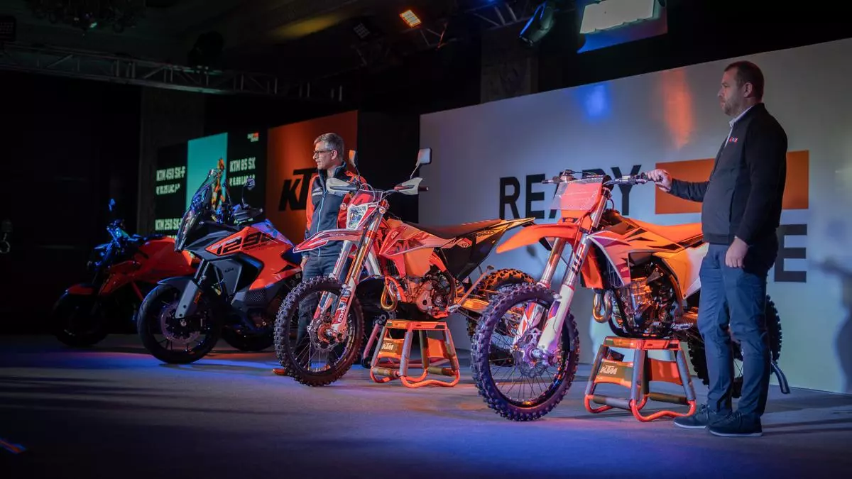 KTM unveils high-performance international motorcycle range in India