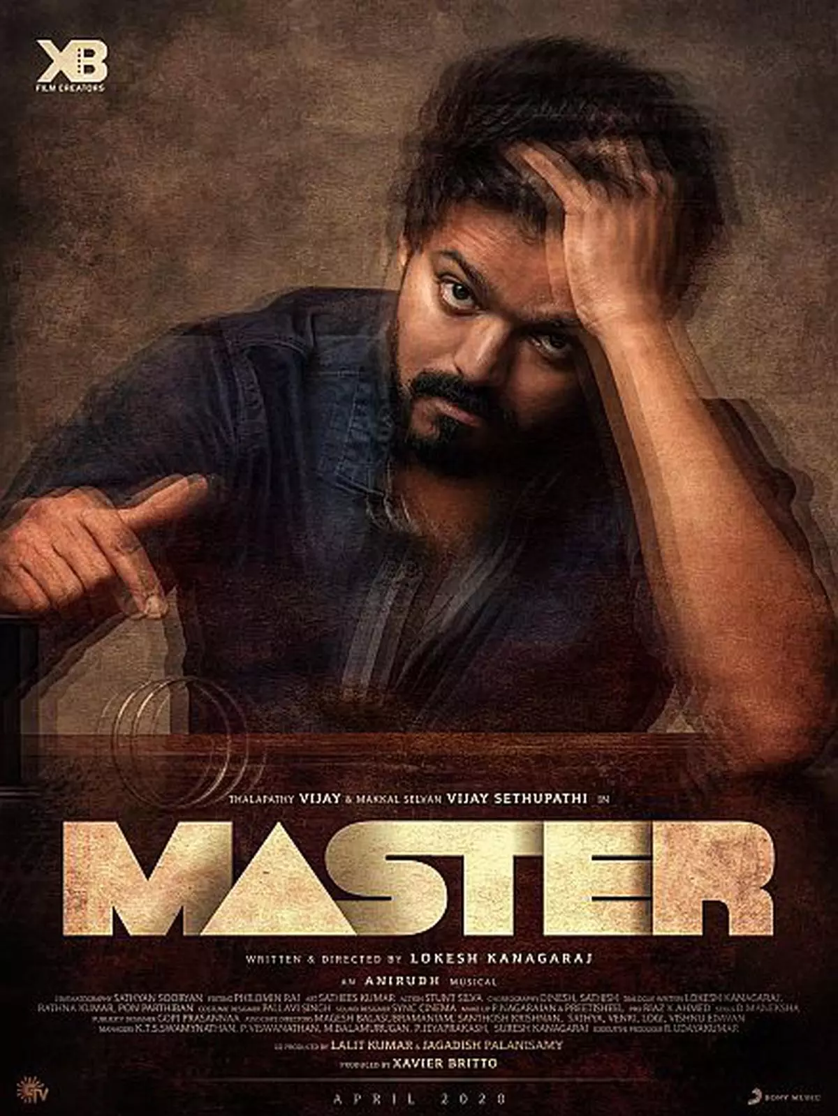 Vijay's Thalapathy 64 is titled 'Master', first-look sets social ...