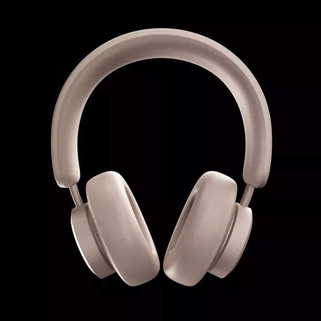 The fully on-ear headphones are minimalistic and elegant