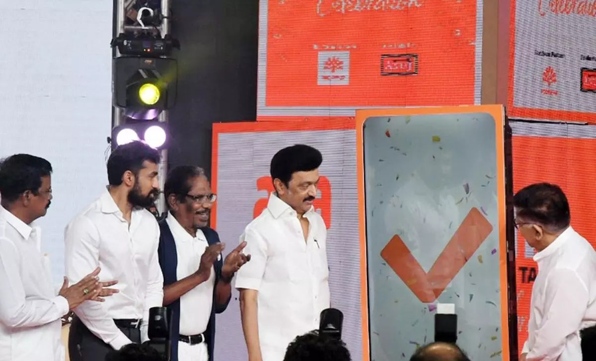 The Tamil Nadu Chief Minister MK Stalin formally launched the aha Tamil OTT app in Chennai on April 14, 2022.