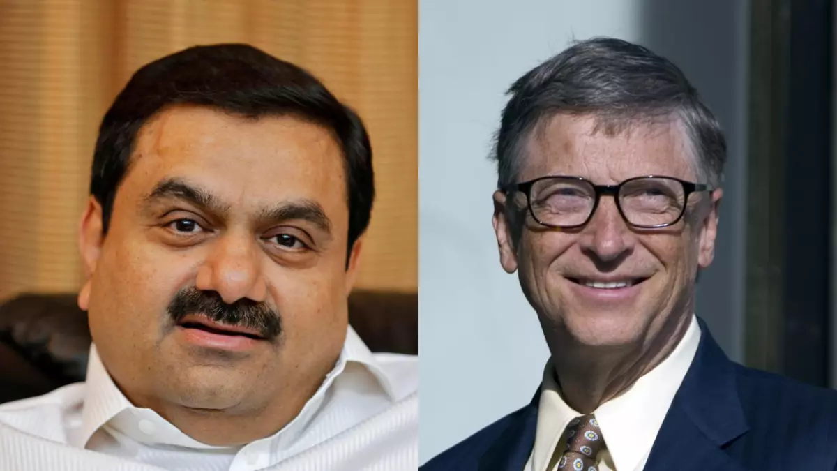 Gautam Adani and Bill Gates (REUTERS)
