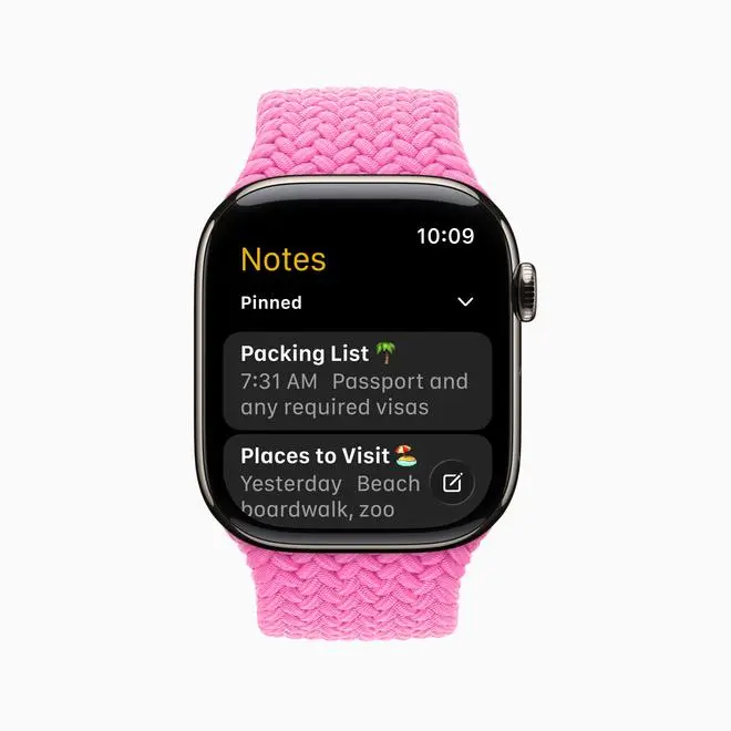 The Notes app comes to Apple Watch, along with Live Translation and more The Notes app comes to Apple Watch, along with Live Translation and more