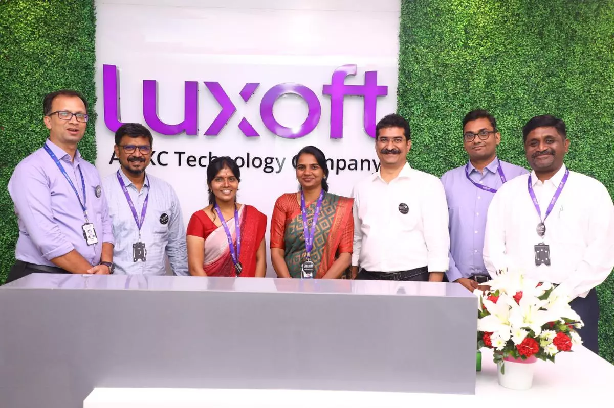 At the opening of the Luxoft office in Chennai