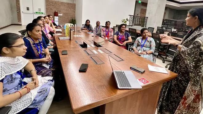 Women in leadership positions at Zoho routinely counsel and inspire Marupadi trainees Women in leadership positions at Zoho routinely counsel and inspire Marupadi trainees
