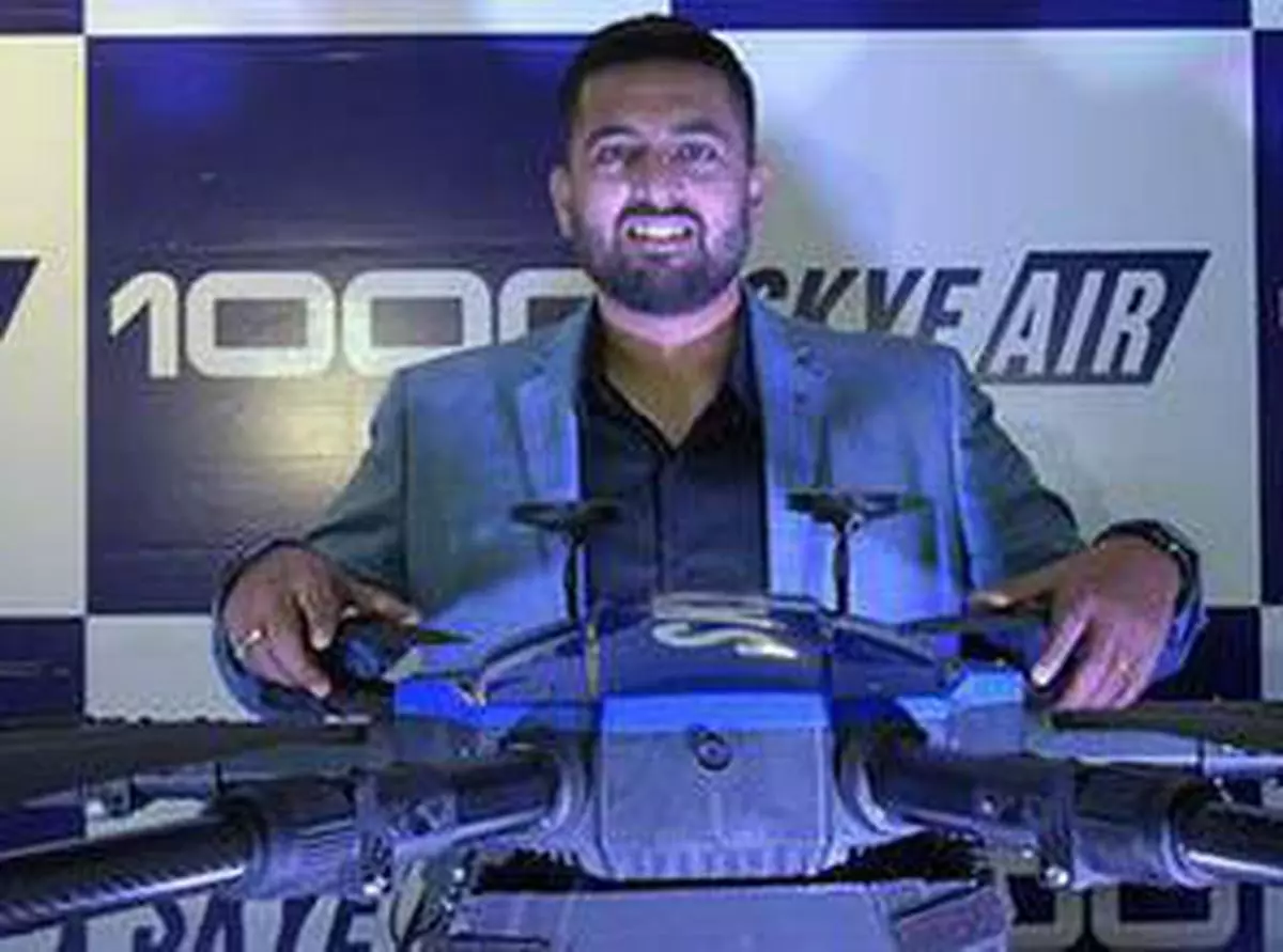 Ankit Kumar, CEO, Skye Air Mobility, which supplied the drone for the delivery